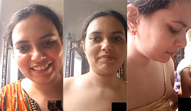 Desi Couple Having Fucking Fun on Video Call Show