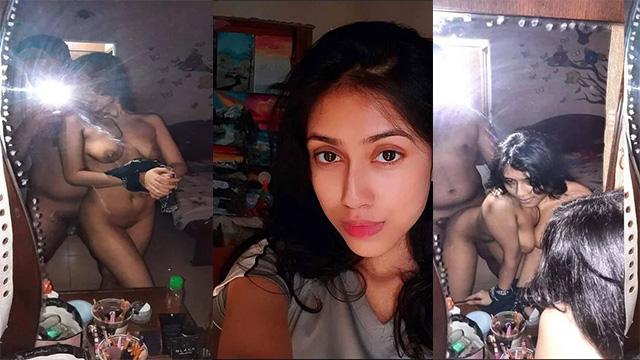 Young Slim Girl Enjoying Boyfriend Fucking Mms HD